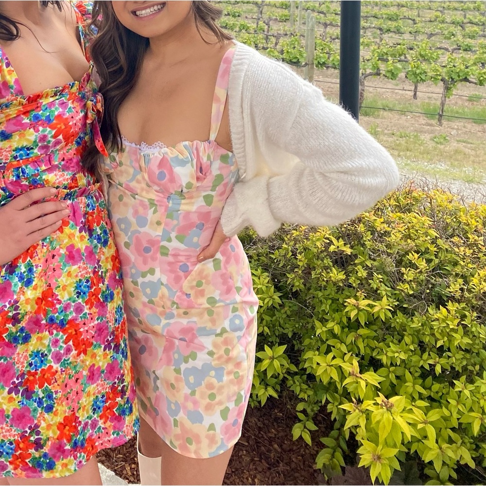 Princess Polly Be Mine Floral Mini Dress